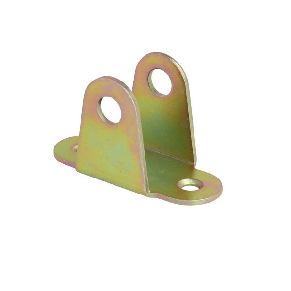 U-Bracket, Flat, Steel YZP, Hole ø9.5mm 65x29x39mm