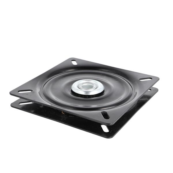 Swivel Plate 360DG-FB, 159x159mm, Black ZP, Load Cap. 220KG,