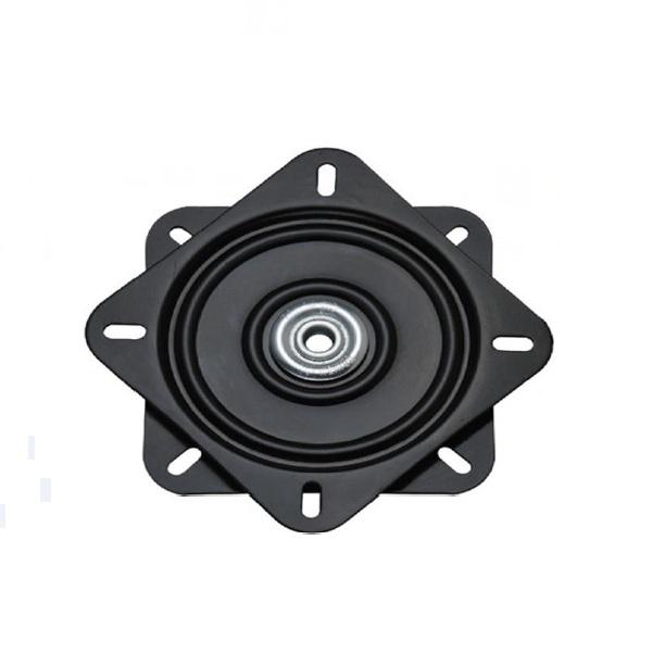 Swivel Plate 360DG-FB, 179x179mm, Black ZP, Load Cap. 200KG,