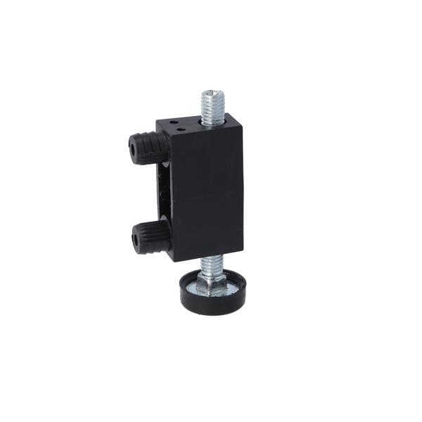 Knock-In Panel Adjuster, W/ø23mm Glide, Black,M8x70mm Stud