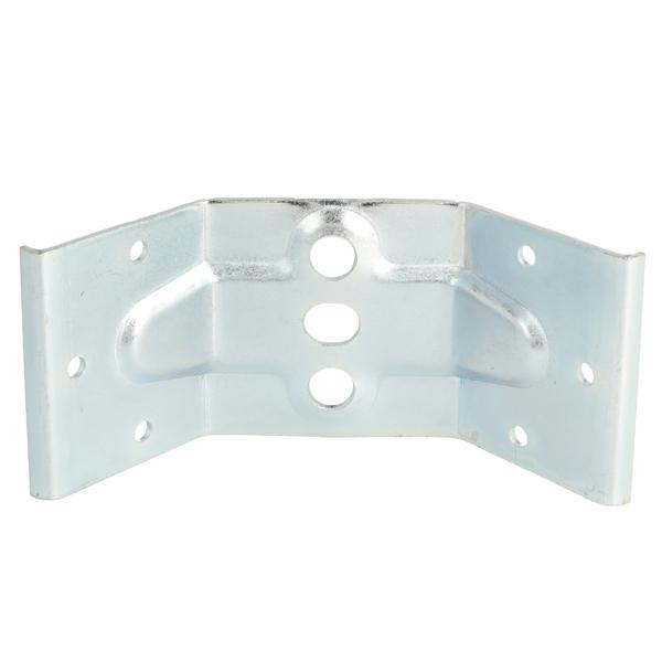 Leg Corner Bracket No. 22, 2.0mm, 3 Holes, Bright Zinc Pl.