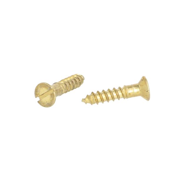 Wood Screw, CSK, Brass, 5.0x25mm, DIN 97 Slot