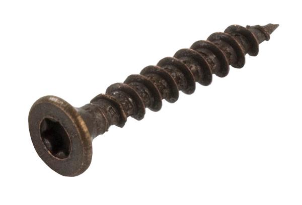 Chipboard Screw, CSK, Torx, Antique Bronzed, 3.5x25mm