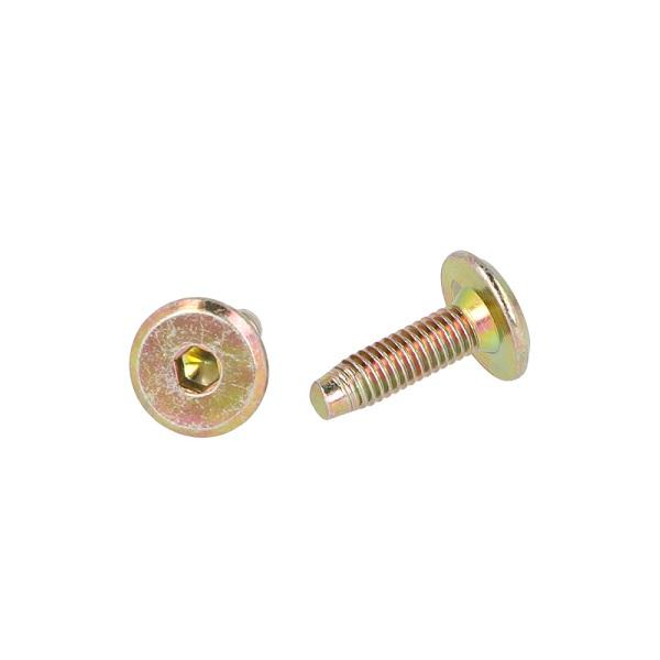 Fifteen Screw, M6x20mm (18+2), YZP, Conical, Full Thread