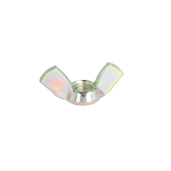 Wing Nut, M10, Steel, Yellow Zinc Plated