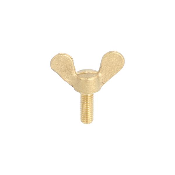 Wing Screw, M6 x16mm DIN 316, Brass