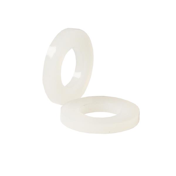 Nylon Washer, PA, Natur, H=2.5mm, OD=20mm, ID=10.5mm