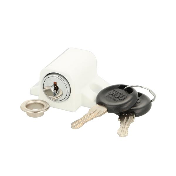 Window Push Lock 280, ø19, White, KA G02 (A01), CK SISO, W/