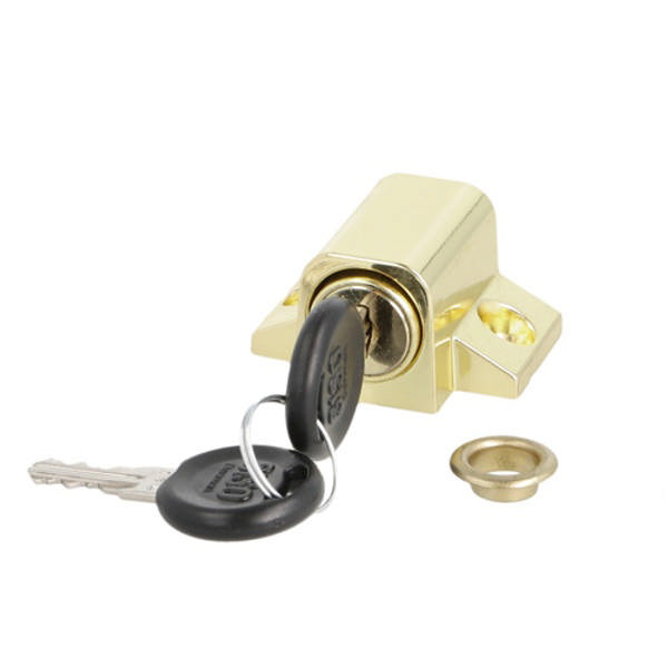Window Push Lock 280, ø19mm, Brass Plated, KA D20,CK SISO,
