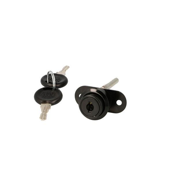 Cent. Lock 1018, ø19x20mm, 40mm Tail,CK SISO, BLK, No Bar or