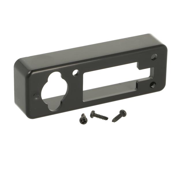 Back Plate, Black Plastic, F/Lock M224, F/1-12mm Panels, W/