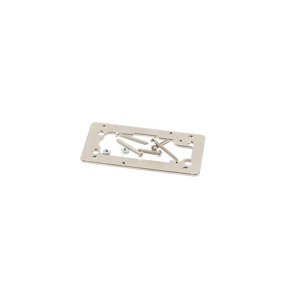 Back Plate F/Wood Mounting F/Lock 14.08.602-0,Steel NPL, F/