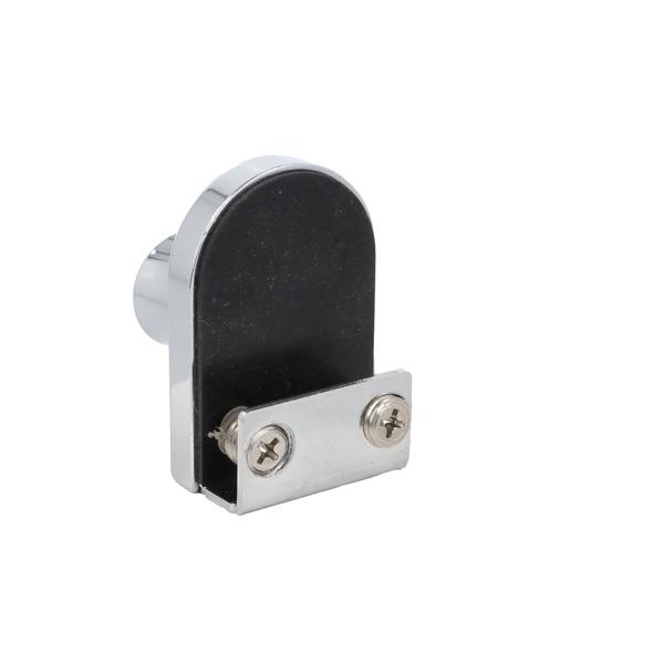 Glass Door Lock 64081, CPL, Curved Cylinder, KA D20,CK SISO,