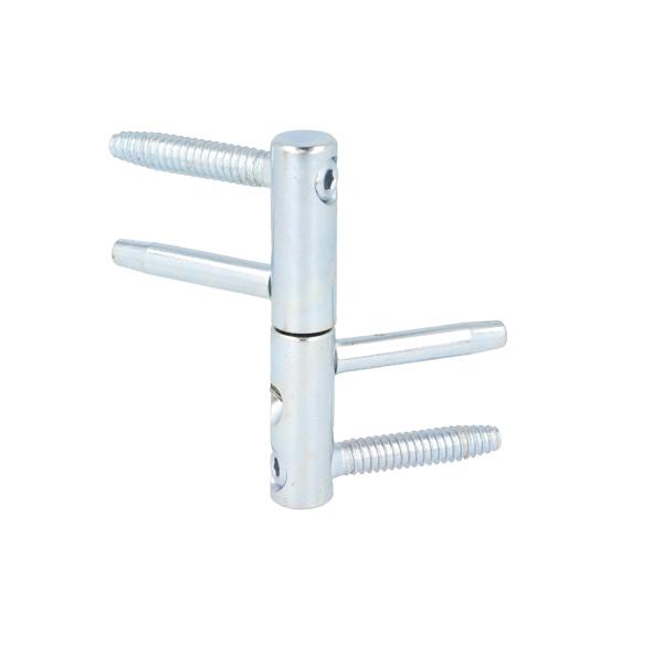 Pin Door Hinge 3-D, ø14x82mm 25-18-25mm, Steel BZP, Pin Size