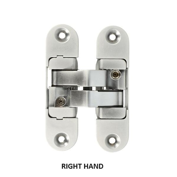 Vici Hinge 3-D Right Hand, 111,5x29x36mm Zamak, Alu-Look,