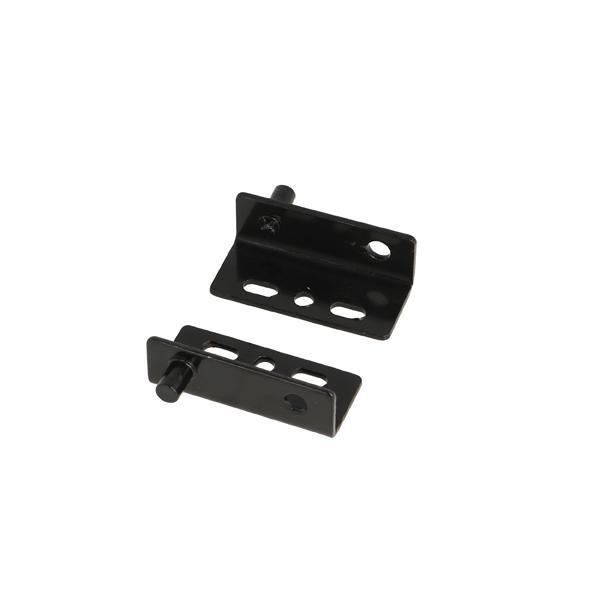 Pivot Hinge For Wood Door, Black, 40x18x15mm, W/Screws