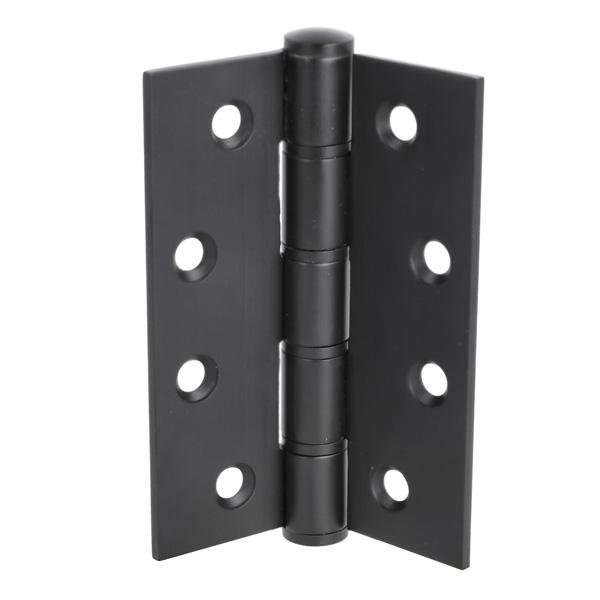 Butt Hinge, SS304, Matt Black,102x76x3mm, W/4 SS304 Washers,