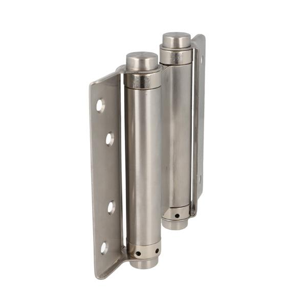 Saloon Door Double Action Spring Hinge,126,5mm,SS304 Brushed
