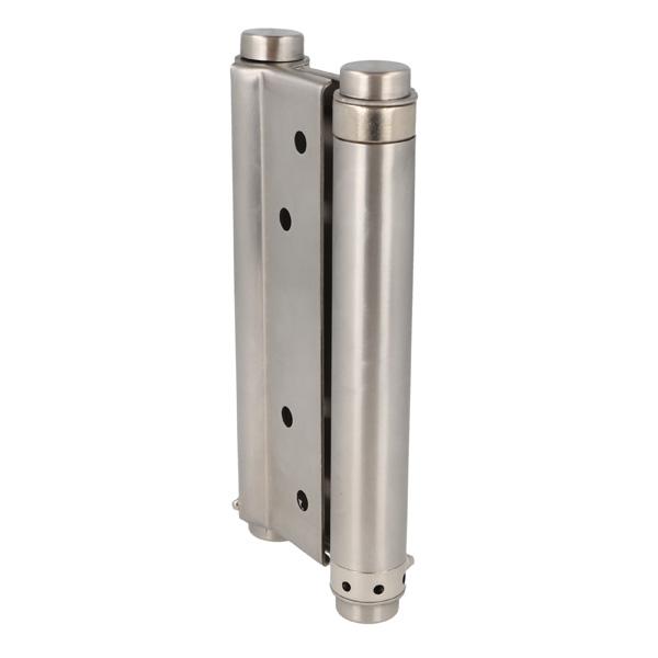 Saloon Door Double Action Spring Hinge, 151mm, SS304 Brushed