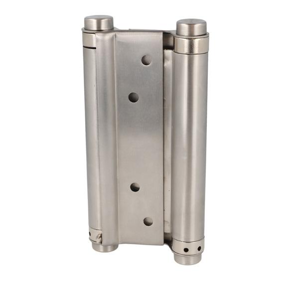 Saloon Door Double Action Spring Hinge, 151mm, SS304 Brushed