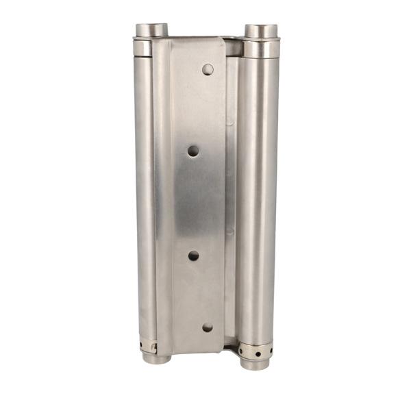 Saloon Door Double Action Spring Hinge, 202mm, SS304 Brushed