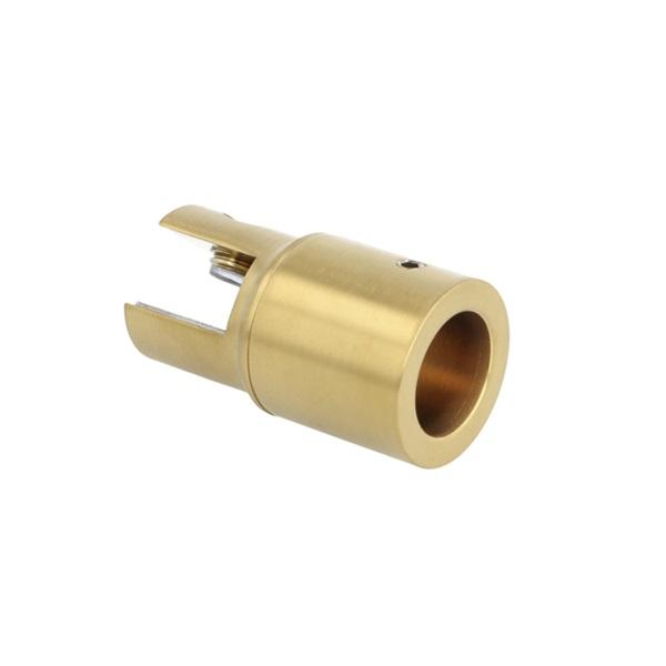 Bar To Glass Ceiling Bracket, F/ø19mm Tube, Brushed Brass,