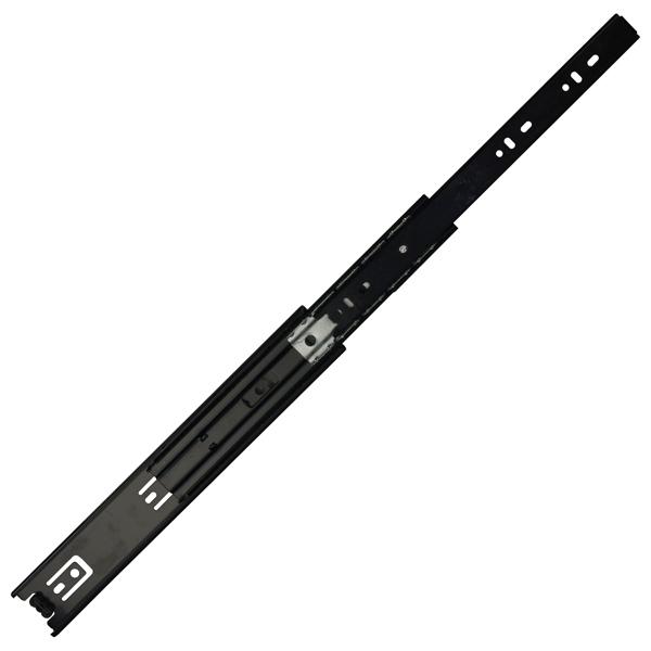 Drawer Slide NJ4500, 650mm Full Extension, Black Zinc Plated