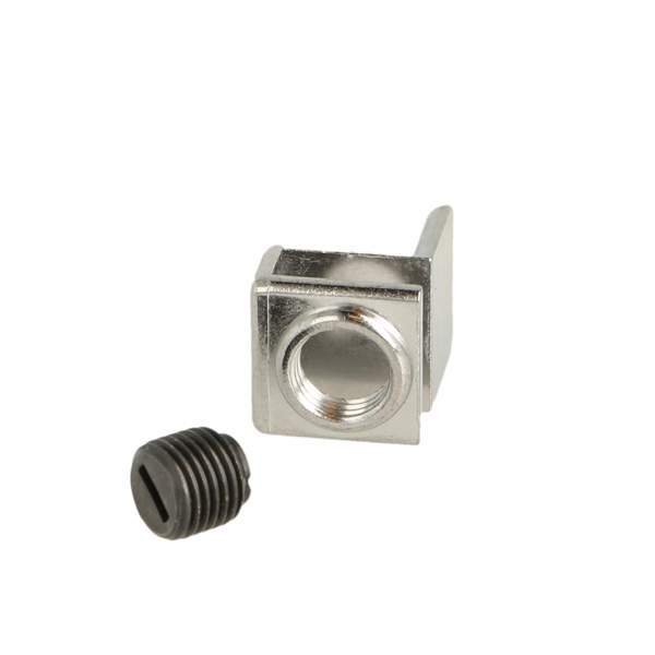 Glass Door Handle No. A-10, Chrome Plated, W/Metal Screw