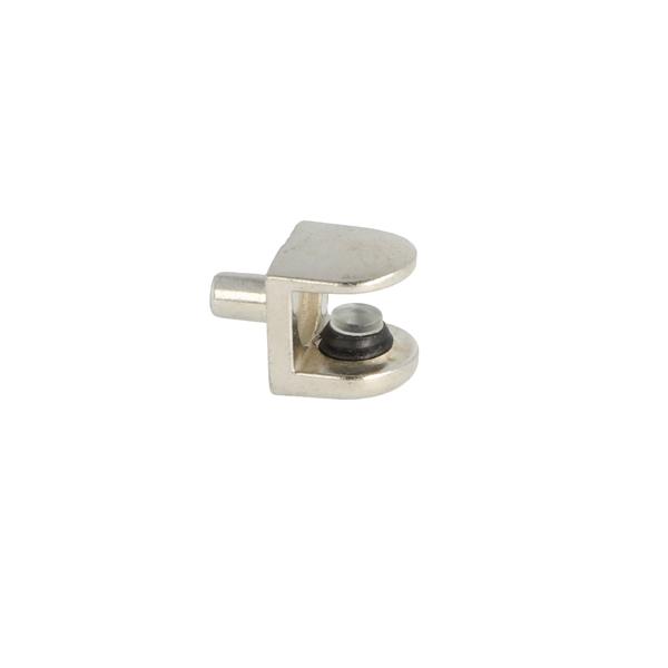 Shelf Support ø5mm, W/Soft Plastic Screw, NPL, F/8mm Glass