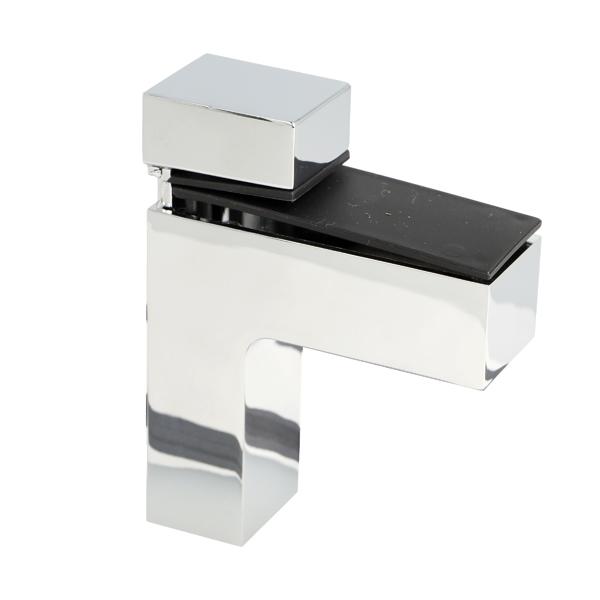 Shelf Bracket #54 F/Glass & Wood, 4-40mm Chrome Plated