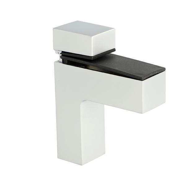 Shelf Bracket #54 F/Glass & Wood, 4-40mm Alu-Finish