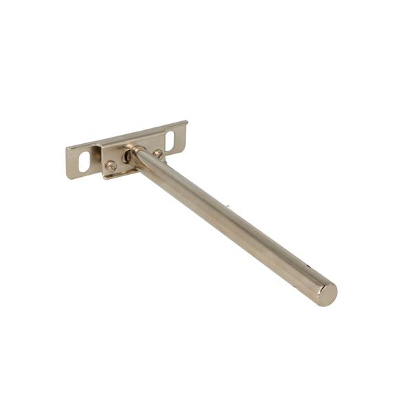 Invisible Shelf Bracket ø12x180mm, NPL, 2D Adjustable,W/Wall