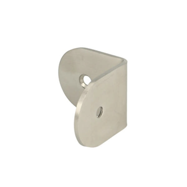 L-Bracket, 50x40x3mm, SS304 Brushed, F/Toilet Cubicles,Incl.