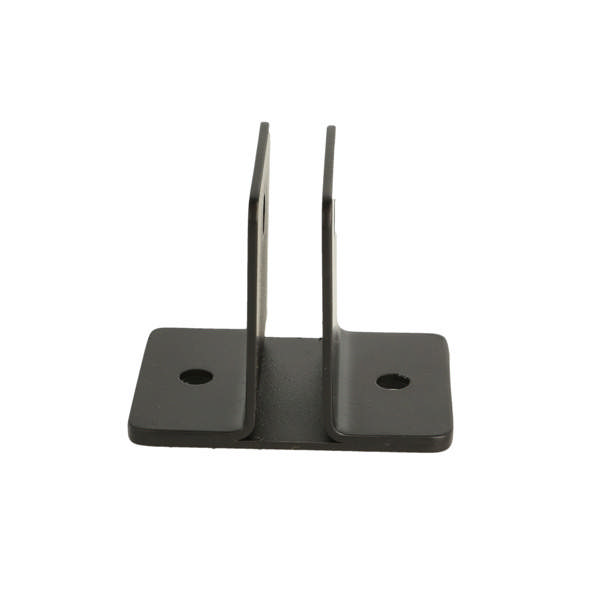 Wall Bracket 67x54x2mm, SS304 Black, F/Toilet Cubicles,