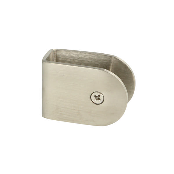 U-Bracket SS-304 F/18mm Panel, F/Toilet Cubicles,Incl. Black