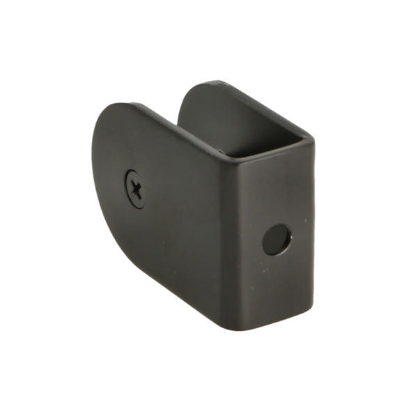 U-Bracket SS-304, Black Finish F/18mm Panel, F/Toilet Cubi-