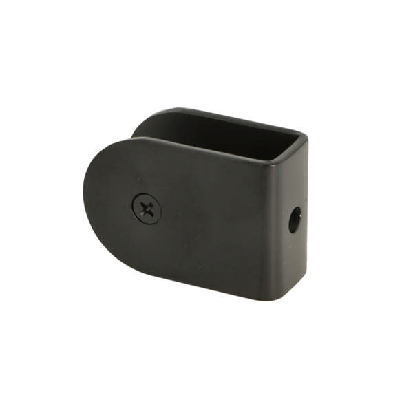 U-Bracket SS-304, Black Finish F/18mm Panel, F/Toilet Cubi-