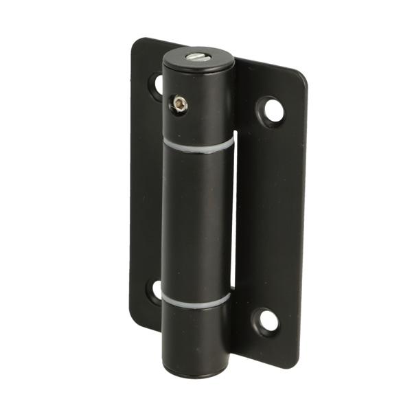 Door Hinge 90x56x2mm, W/Spring Function, Black Finish, SS304