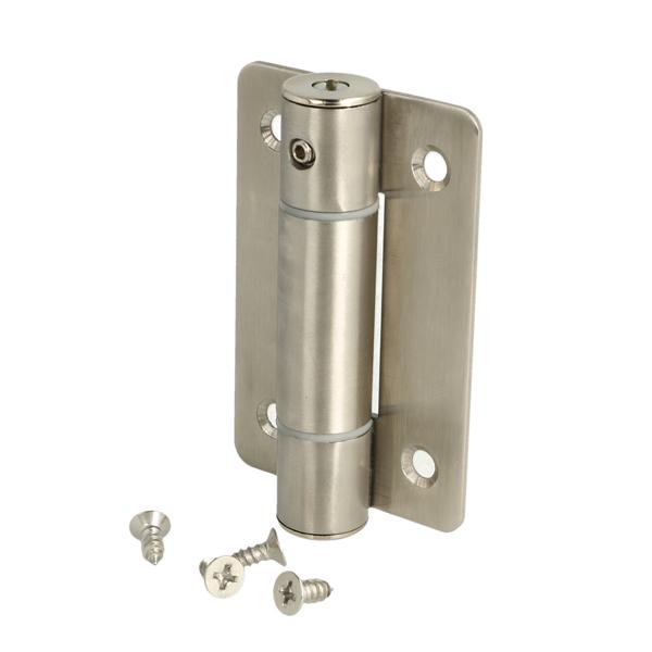 Door Hinge 90x56x2mm, W/Spring Function, SS304 Brushed,