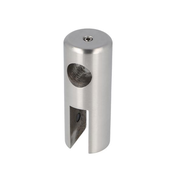 Bar To Glass Centre Bracket, F/ø19mm Tube, SS304-Brushed,