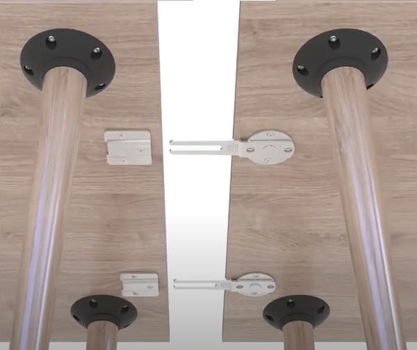 Click Catch, Steel, Bright Zinc Pl, F/Symmetrical Boring