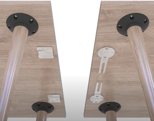 Click Catch, Steel, Bright Zinc Pl, F/Symmetrical Boring