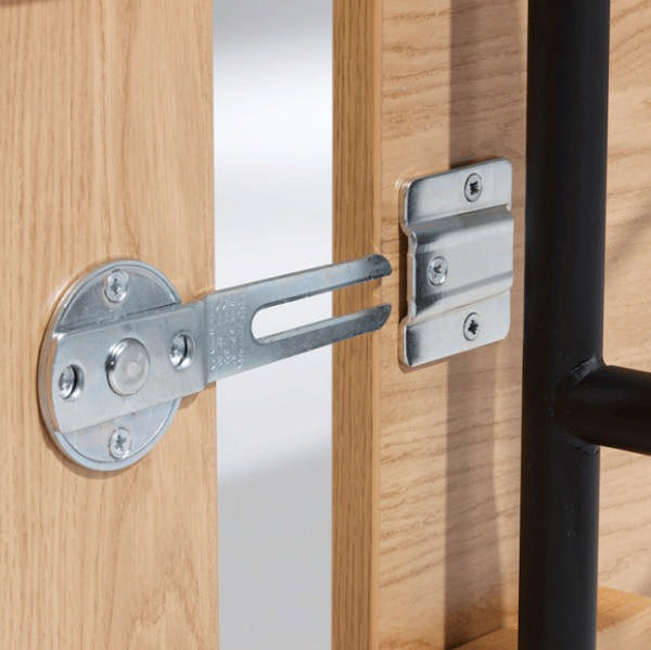 Click Catch, Steel, Bright Zinc Pl, F/Symmetrical Boring