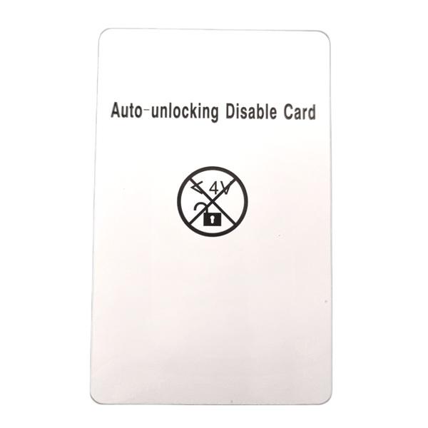Picture1 Auto-Unlocking Disable Card F/Mifare1